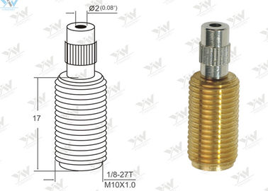All Threaded Adjustable Cable Grippers Raw Brass Material With  Security Head