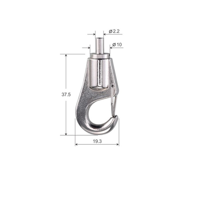 Hook Sign Billboard Brass Adjustable Cable Gripper For Hanging System