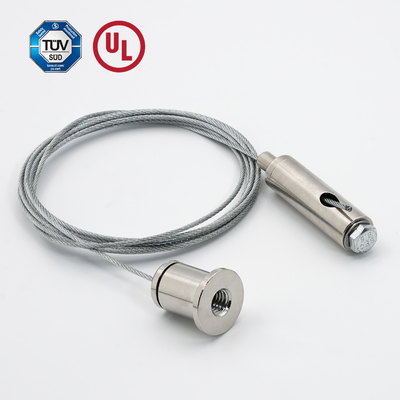পুরুষ স্ক্রু সহ LED লাইট ক্যাবল গ্রিপার জন্য হ্যাং সিস্টেম